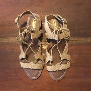 Carlos Braided Suede Sandals